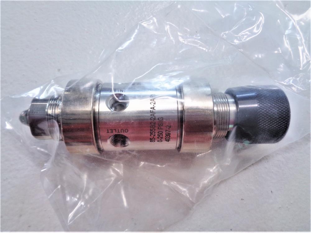 Neon Controls 0 to 250 PSI Regulator, Stainless 85-255B2-2AFA-2AF1